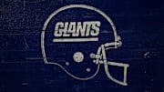 Jan 5, 2025; Philadelphia, Pennsylvania, USA; A New York Giants equipment box on the field before a game against the Philadelphia Eagles at Lincoln Financial Field.  