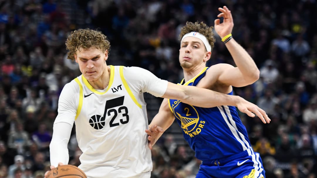 Brandin Podziemski, Golden State Warriors and Lauri Markkanen, Utah Jazz