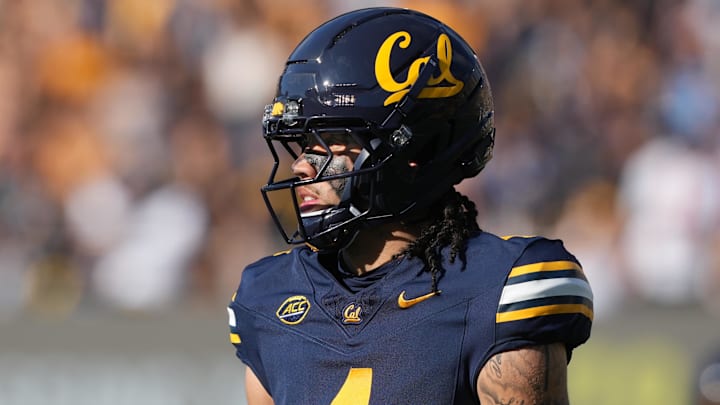 Sep 6, 2025; Berkeley, California, USA; California Golden Bears defensive back Brent Austin (4) during the third quarter against the Texas Southern Tigers at California Memorial Stadium. Mandatory Credit: Darren Yamashita-Imagn Images