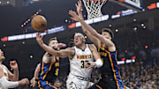 Aaron Gordon scored only 10 points on 3-for-12 shooting in the Denver Nuggets' 149-106 loss to the Oklahoma City Thunder.