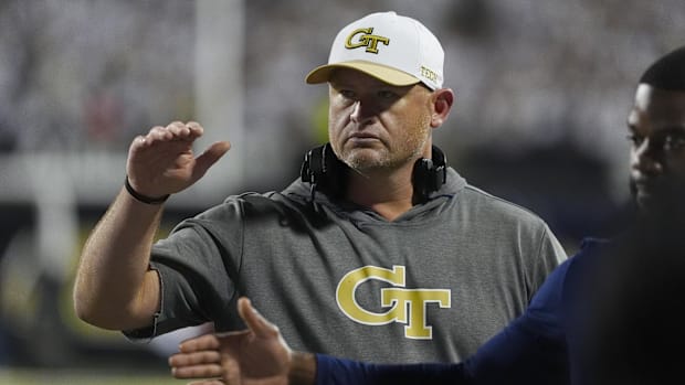 Georgia Tech Yellow Jackets head coach Brent Key