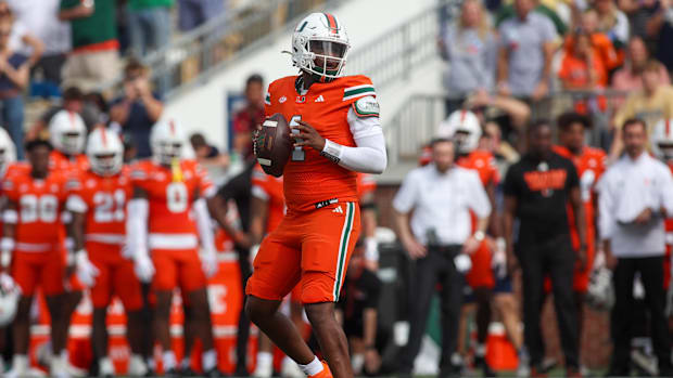Miami QB Cam Ward