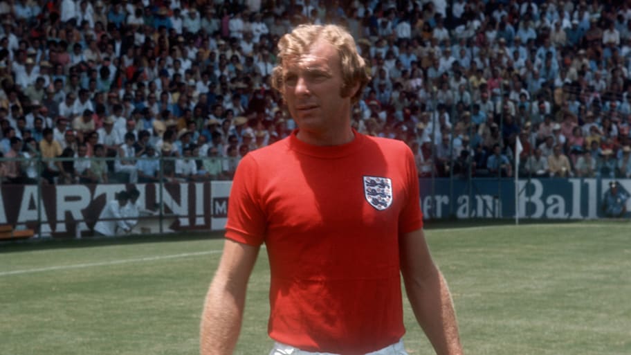 Bobby Moore representing England.