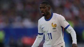 Ousmane Dembélé, lors de la première rencontre face à l'Autriche (0-1)
