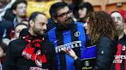 Des fans du Milan et de l'Inter