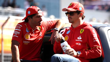 Carlos Sainz Jr., Charles Leclerc, Ferrari, Formula 1