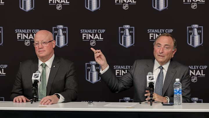 NHL Commissioner Gary Bettman Press Conference
