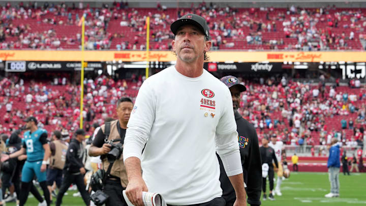 Kyle Shanahan and the 49ers are facing injury problems again this season. Kyle Shanahan and the 49ers are facing injury problems again this season.