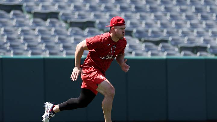 Miami Marlins v Los Angeles Angels
