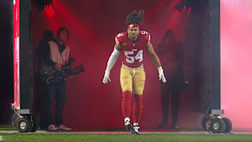 San Francisco 49ers linebacker Fred Warner during the game against the Detroit Lions at Levi's Stadium. 