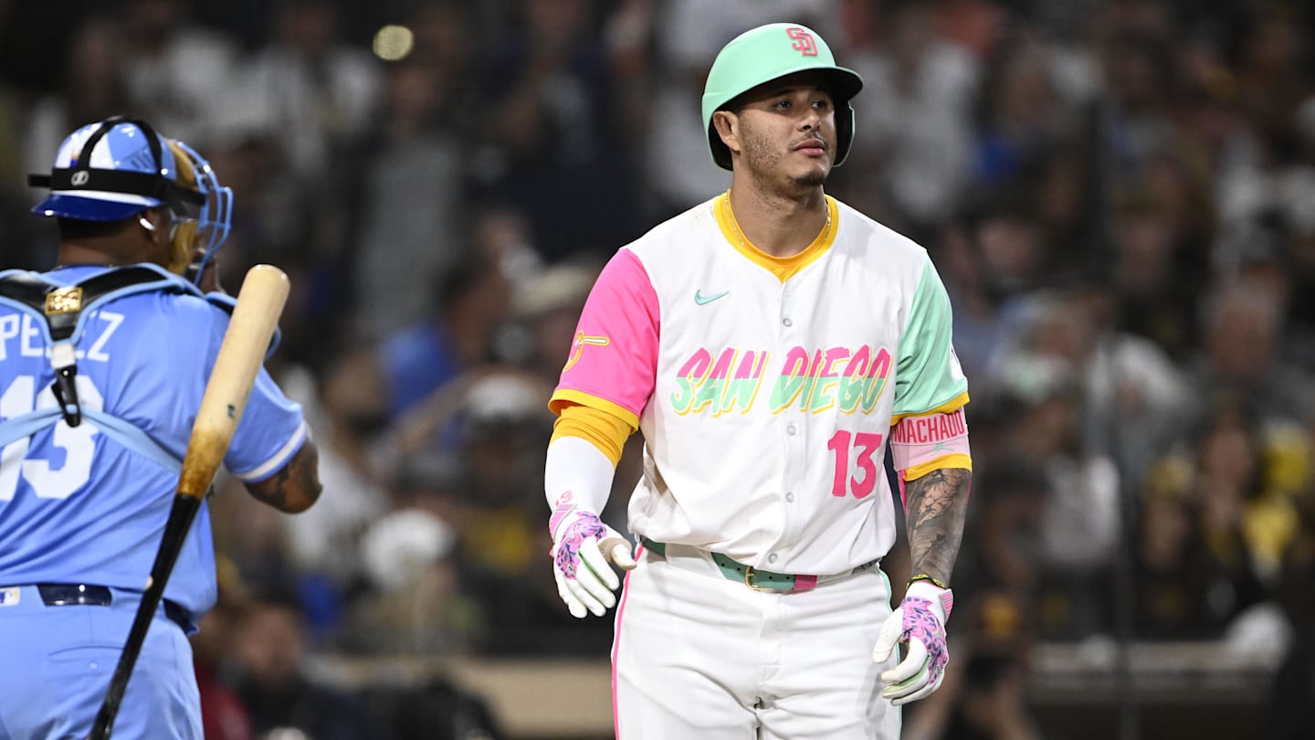Padres' Manny Machado Hits 1,990th Career Hit in Loss