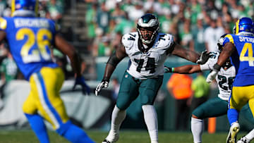 Veteran swing tackle Fred Johnson made his presence known versus The Rams. 