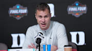 Duke basketball head coach Jon Scheyer