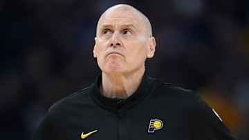 Indiana Pacers head coach Rick Carlisle during a game against the Golden State Warriors.