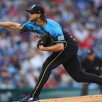 Sep 13, 2024; Philadelphia, Pennsylvania, USA; Philadelphia Phillies pitcher Aaron Nola (27) throws a pitch during the first inning against the New York Mets at Citizens Bank Park