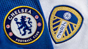 The Chelsea and Leeds United Club Badges...