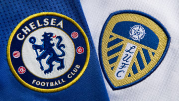 The Chelsea and Leeds United Club Badges...