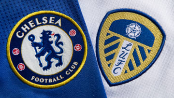 The Chelsea and Leeds United Club Badges...