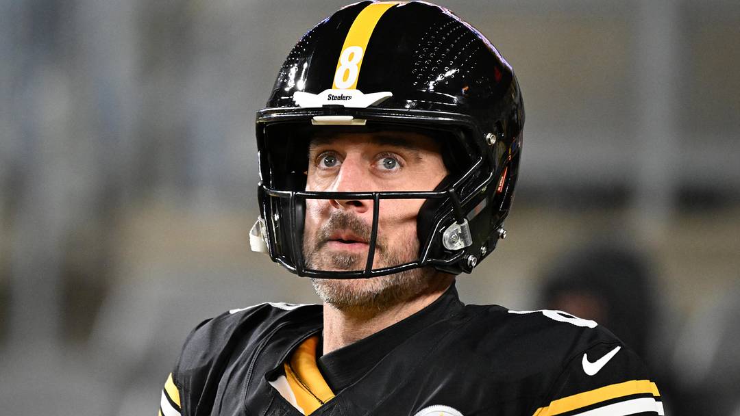 Pittsburgh Steelers quarterback Aaron Rodgers.
