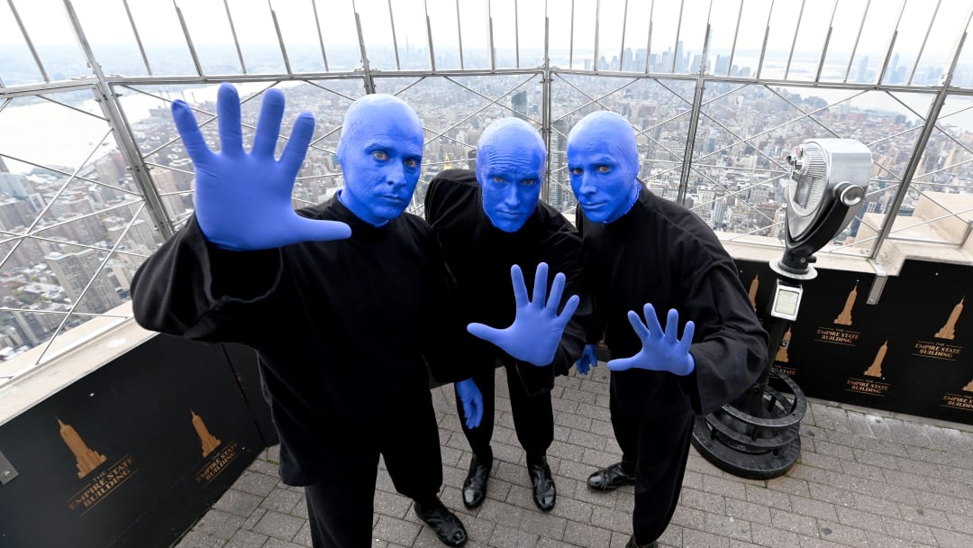 Blue Man Group in 2021.