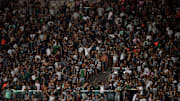 Torcida do Fluminense protestou contra a Conmebol no Maracanã