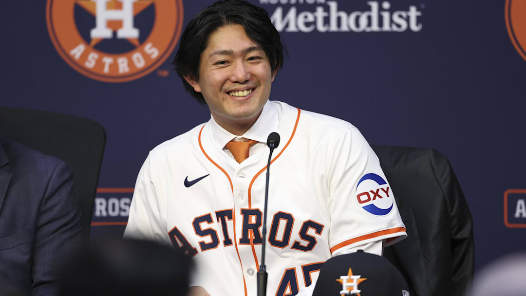 Houston Astros pitcher Tatsuya Imai.