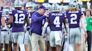 Kansas State Wildcats head coach Chris Klieman 