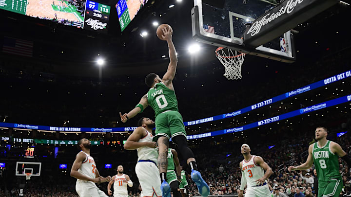 Jayson Tatum and the Boston Celtics begin their title defense this weekend. Will the franchise continue its high-volume three-point attack? Jayson Tatum and the Boston Celtics begin their title defense this weekend. Will the franchise continue its high-volume three-point attack?