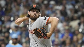 Aug 22, 2025; Milwaukee, Wisconsin, USA; San Francisco Giants pitcher Ryan Walker (74) delivers a pitch against the Milwaukee Brewers in the eighth inning at American Family Field. Mandatory Credit: Michael McLoone-Imagn Images