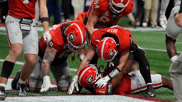Georgia running back Trevor Etienne 