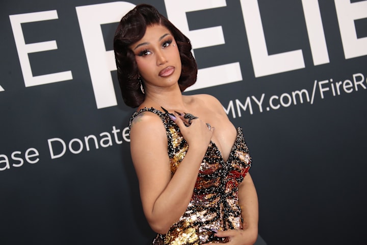Cardi B at the 67th Annual Grammy Awards at Crypto.com Arena in Los Angeles on Sunday, Feb. 2, 2025. 