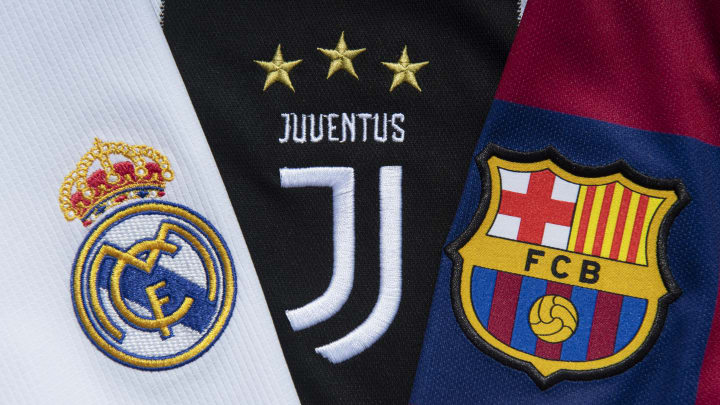 Real Madrid, Juventus, Barcellona Real Madrid, Juventus, Barcellona