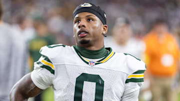 Green Bay Packers wide receiver Matthew Golden (0) against the Arizona Cardinals at State Farm Stadium.