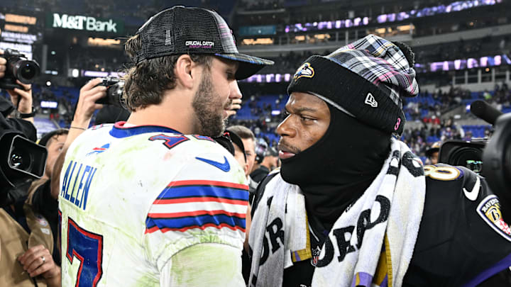 Buffalo Bills v Baltimore Ravens - Josh Allen, Lamar Jackson