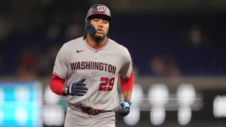 James Wood of the Washington Nationals Mandatory Credit: Jim Rassol-Imagn Images