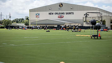 Jun 13, 2023; New Orleans, LA, USA;  General view of the practice fields for the New Orleans Saints
