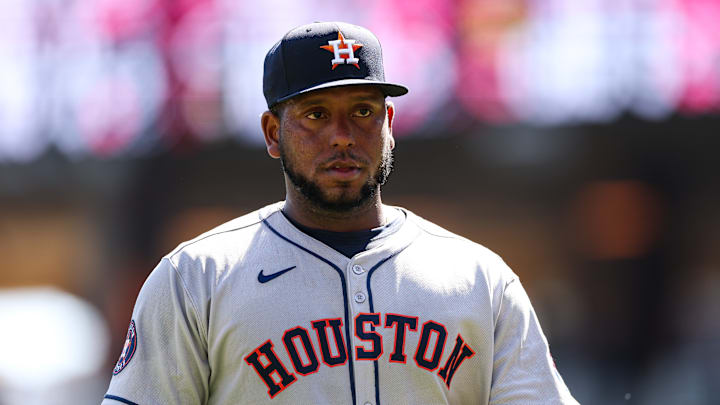 Houston Astros pitcher Ronel Blanco