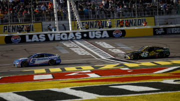 Kyle Larson, Tyler Reddick, Las Vegas Motor Speedway, NASCAR