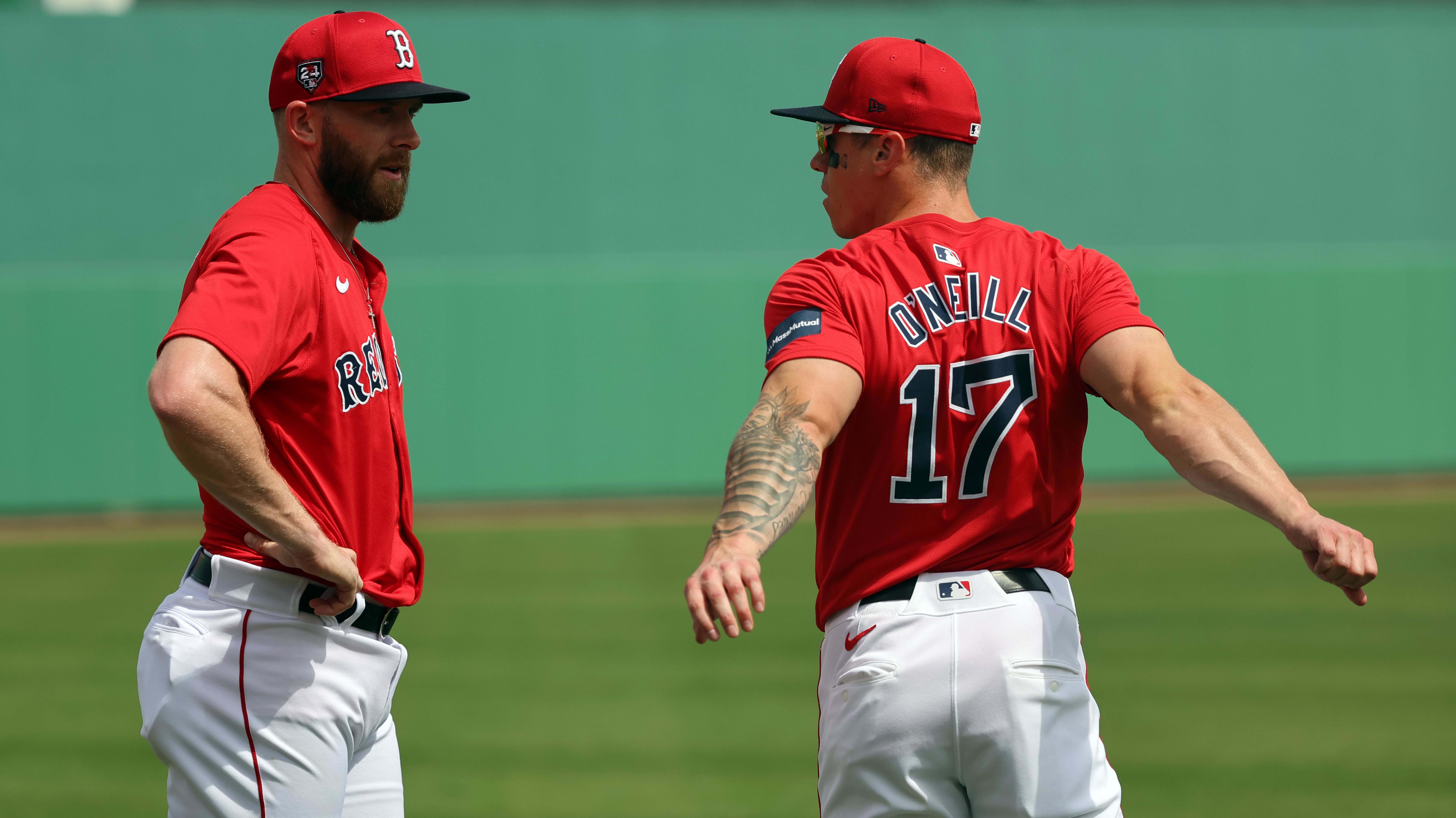 Boston Red Sox outfielder Tyler O'Neill