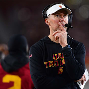 Lincoln Riley owns a 33–16 record as the head coach at USC.