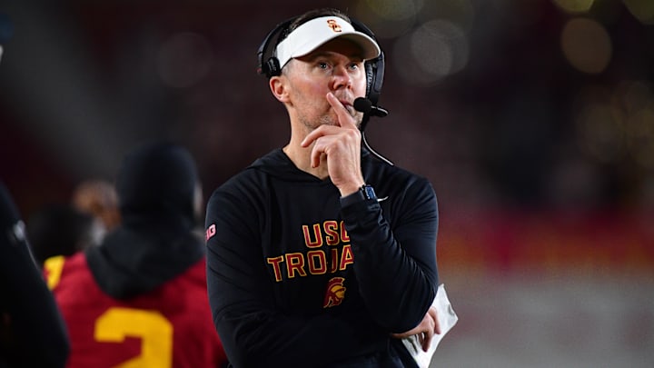 Lincoln Riley owns a 33–16 record as the head coach at USC.