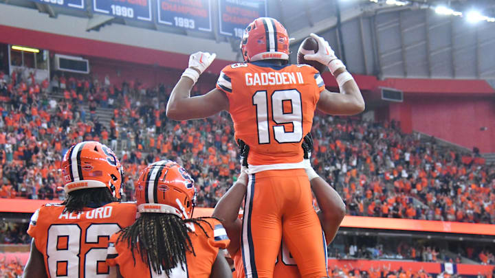 Syracuse football head coach Fran Brown mentioned junior receiver Oronde Gadsden II in a recent press conference.