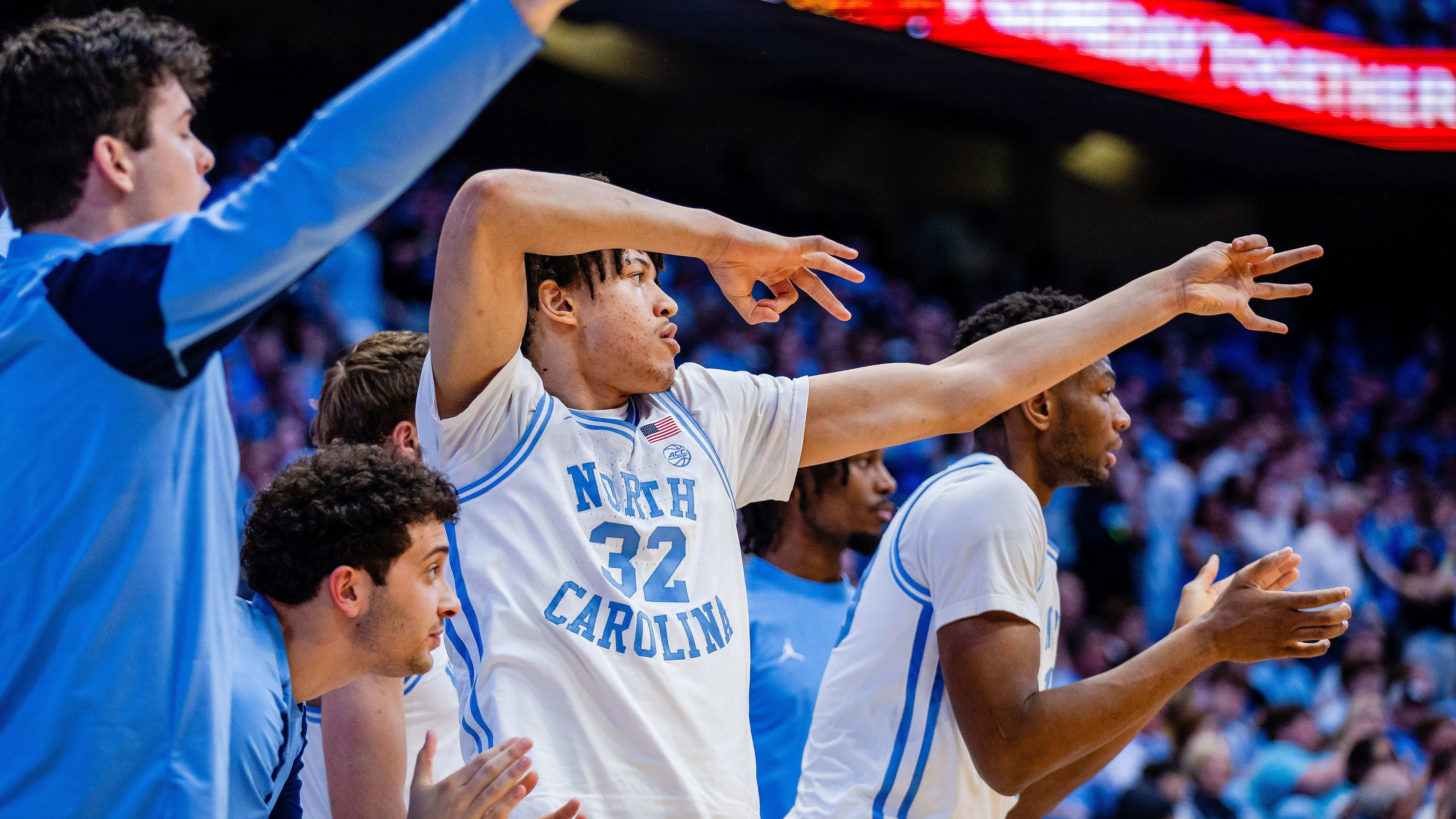 UNC basketball forward James Okonkwo