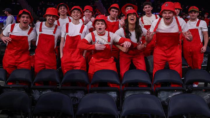 Feb 6, 2026; New York, New York, USA; St. John's Red Storm fans arrive early prior to the game against the UConn Huskies at Madison Square Garden. Mandatory Credit: Wendell Cruz-Imagn Images Feb 6, 2026; New York, New York, USA; St. John's Red Storm fans arrive early prior to the game against the UConn Huskies at Madison Square Garden. Mandatory Credit: Wendell Cruz-Imagn Images