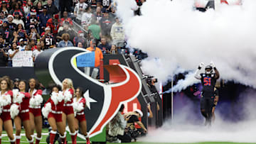 Dec 25, 2024; Houston, Texas, USA;Houston Texans defensive end Will Anderson Jr. (51) is introduced before playing against the Baltimore Ravens in the first quarter at NRG Stadium. Mandatory Credit: Thomas Shea-Imagn Images