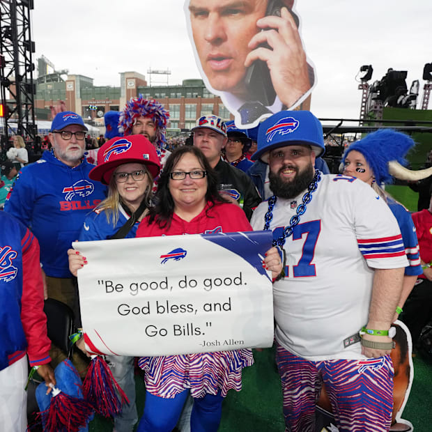 Bills fans cheer