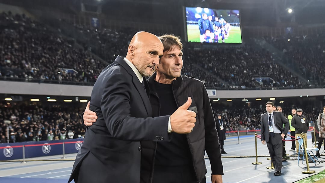 The Juventus and Napoli connection with Luciano Spalletti, left, and Antonio Conte having managed both clubs