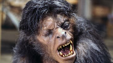 On the set of An American Werewolf in London