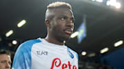 Victor Osimhen a inscrit un doublé avec le Napoli face à l'Eintracht Francfort