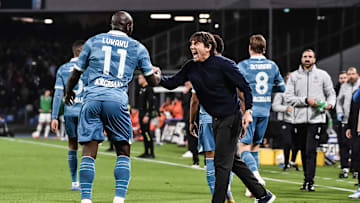 Antonio Conte e Romelu Lukaku